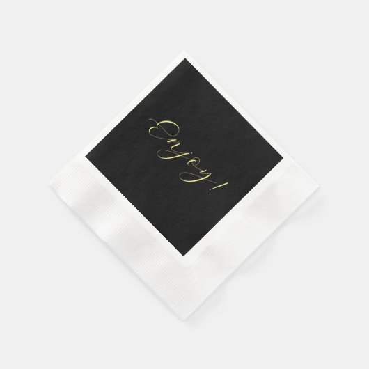 "Geniet van papier" Napkin Servet (Hoek)