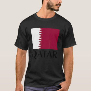 Geniet van Qatar Flag Graphic-T - shirts en koele