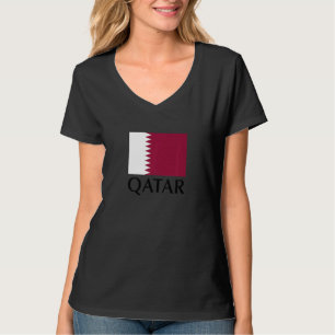 Geniet van Qatar Flag Graphic-T - shirts en koele