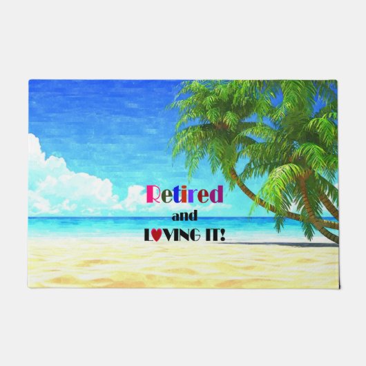 Geniet van rust! deurmat (Voorkant)