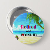 Geniet van rust! ronde button 7,6 cm (Voorkant /achterkant)