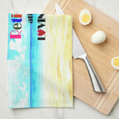 Geniet van rust! theedoek (Quarter Fold)