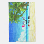 Geniet van rust! theedoek (Verticaal)