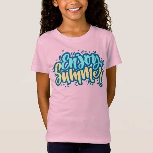 Geniet van Summer T-Shirt (Voorkant)