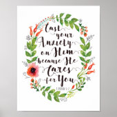 Geniet van uw angsten op uw eigen kunst poster (Voorkant)