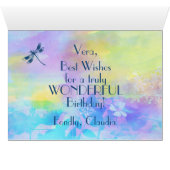 Geniet van uw 'Birthday Danske Dog'-Kaart (Binenzijde Horizontaal (Onderkant))