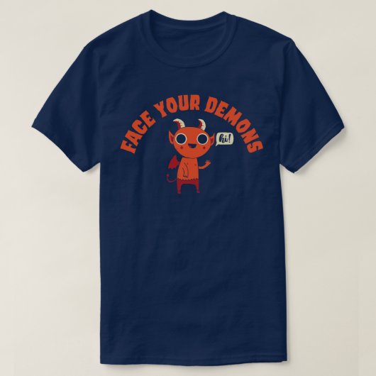Geniet van uw demon t-shirt (Design voorkant)