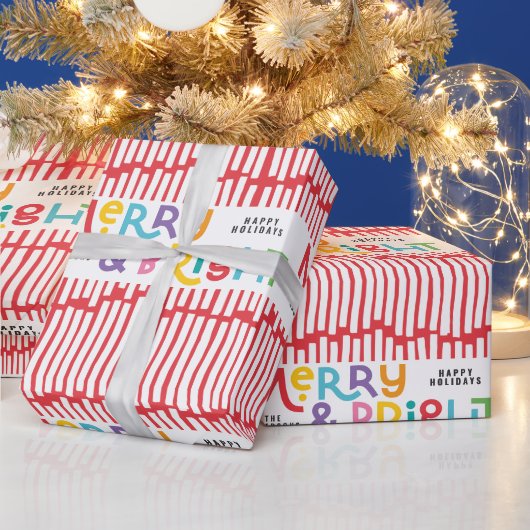 Geniet van vrolijk kleurrijk verlooppapier cadeaupapier (Feestdagen)