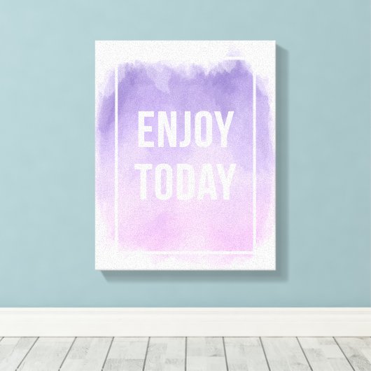 Geniet vandaag van Motivatie prijsopgave Canvas Afdruk (Insitu (Houten vloer))