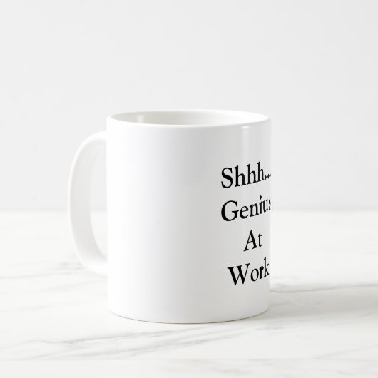 Genieten op het werk Mok (Voorkant links)