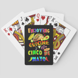 Genieten van de keuken op Cinco de Mayo Pokerkaarten