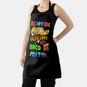 Genieten van de keuken op Cinco de Mayo Schort