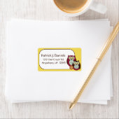 Genieten van de Sunshine Adresetiketten Etiket (Insitu)