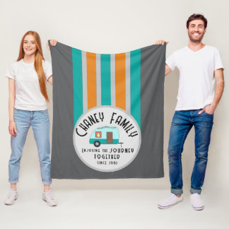 Genieten van het leven samen Retro Camper Fleece Deken