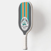 Genieten van het leven samen Retro Camper Pickleball Paddle (Links)