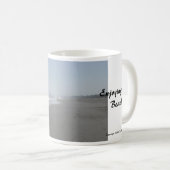 "Genieten van het strand" mok (Voorkant rechts)