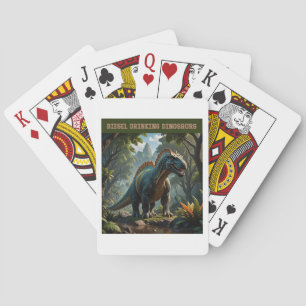 Genietend van de oplossing pokerkaarten