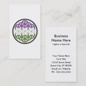 genieure geometrie gendergelijkheid visitekaartje (Voorkant / Achterkant)