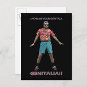 Genital Dance Briefkaart (Voorkant / Achterkant)