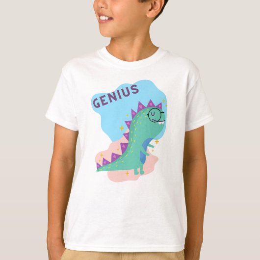 GENIUS dinosaurus T-shirt (Voorkant)
