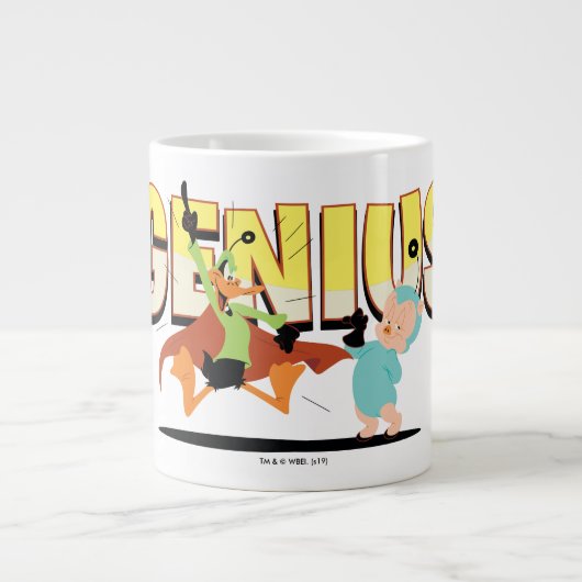 "Genius" Duck Dodgers & Eager, Young Space Cadet Extra Grote Beker (Voorkant)