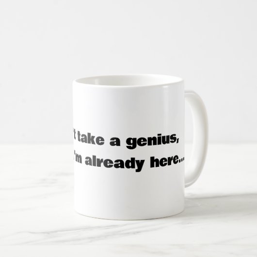 Genius Koffiemok (Voorkant rechts)