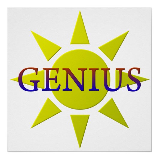 Genius Perfect Poster (Voorkant)
