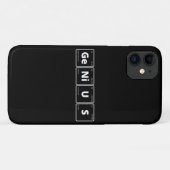 Genius - Periodic Table Case-Mate iPhone Case (Achterkant (horizontaal))