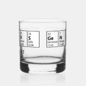 Genius Periodic Table Graduation Gift Whisky Glas (Links)