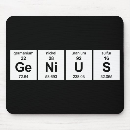 GeNiUS Periodic Table Muismat (Voorkant)