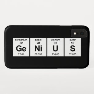 GeNiUS Periodiek Systeem iPhone XR Hoesje