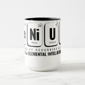GENiUS Periodiek Systeem - Funny Science Design Mok (Midden)