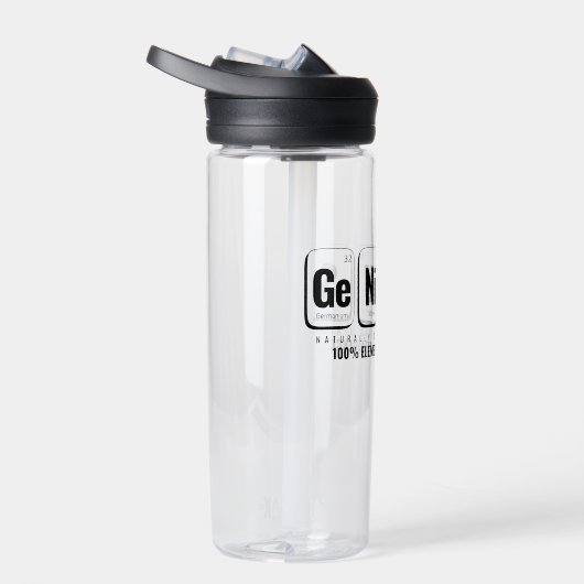 GENiUS Periodiek Systeem - Funny Science Design Waterfles (Rechts)