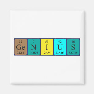 Genius periodiek table name magnet magneet