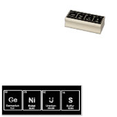 GeNiUS Periodieke tabel elementen stempel (Gestempeld)