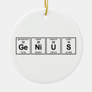 GeNiUS Periodieke Tabel Keramisch Ornament