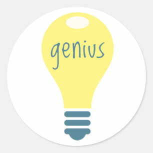 Genius Ronde Sticker