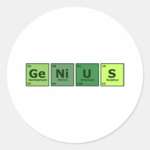 Genius Ronde Sticker