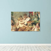 Genius Teaching the Arts, 1761 Canvas Afdruk (Insitu (Houten vloer))