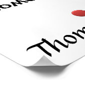 Genius = thuiswerk poster (Hoek)