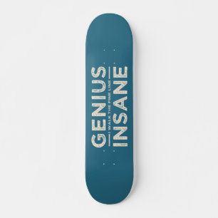 Génius VS INSANE skateboard personnalisé