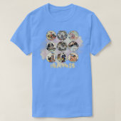 Genji Monogatari UkiyoE Circle Grid T-shirt (Design voorkant)