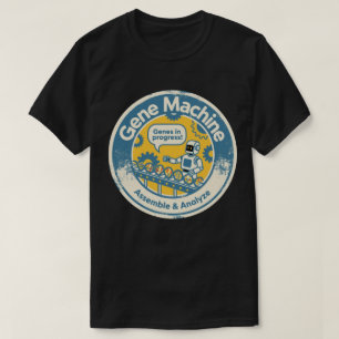 Genmachine Het assembleren van de toekomst bio-inf T-shirt