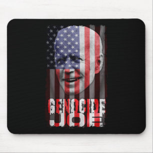 Genocide Joe Biden Anti Biden Amerikaanse Vlag Vam Muismat