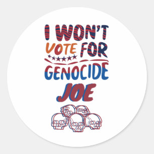 GENOCIDE JOE RONDE STICKER