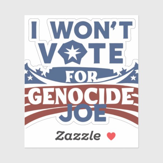 GENOCIDE JOE STICKER (Vel)