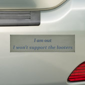 genoeg bumpersticker (Op auto)