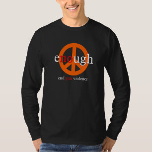 Genoeg Einde Pistool Geweld Draag Oranje Dag Anti- T-shirt