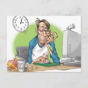 Genoeg slaap briefkaart