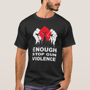 Genoeg Stop Pistool Geweld Bescherm Kinder Pistool T-shirt